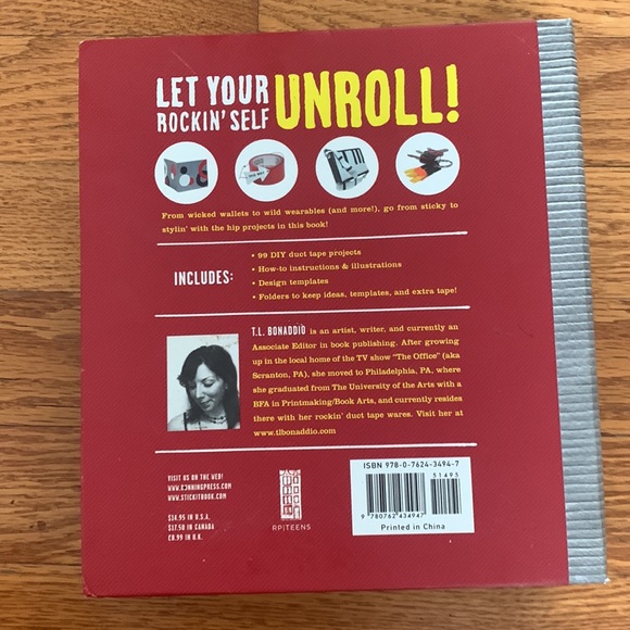 Stick It 99 DIY Duct Tape Projects book by TL Bonaddio - Picture 2 of 3